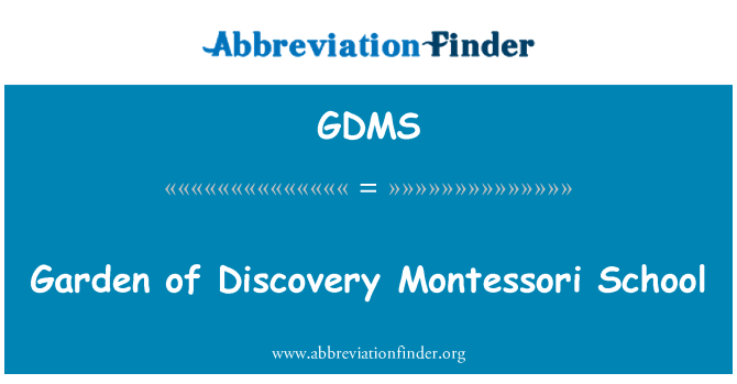 GDMS: Jardí de l'escola Montessori de descobriment