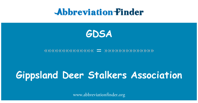 GDSA: Ελάφια Gippsland Stalkers σύνδεσης