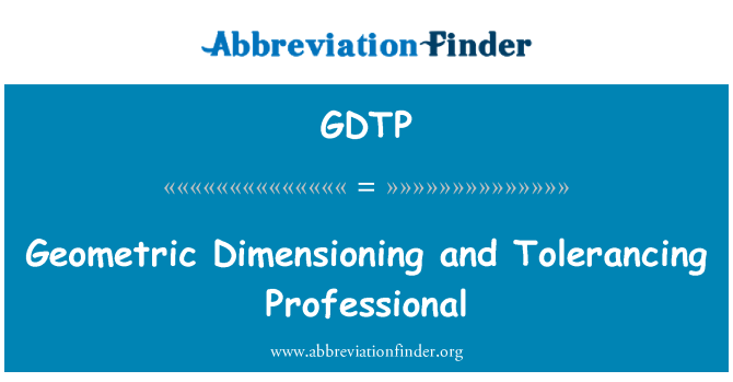 GDTP: Jeometrik Cotation ak and pwofesyonèl