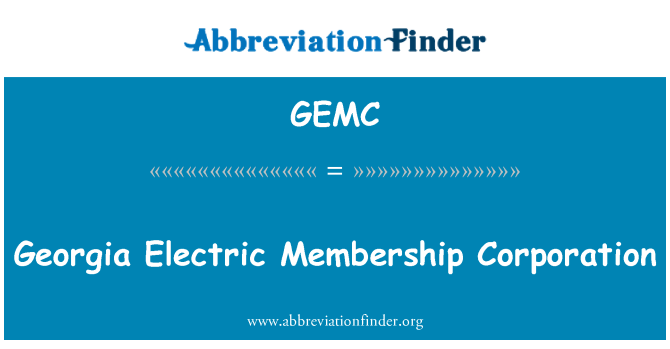 GEMC: Gruusia Electric liikmeks Corporation