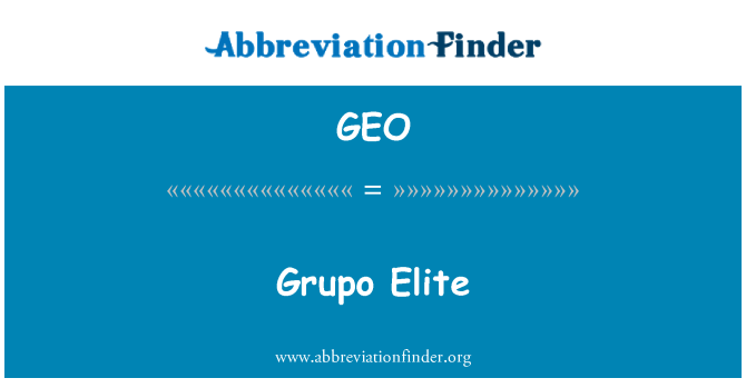 GEO: Elit Grupo