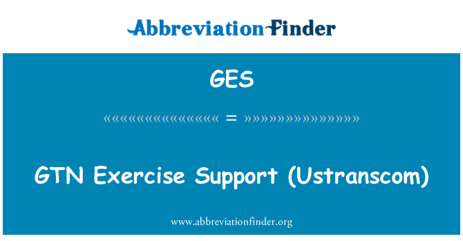 GES: GTN exercici suport (Ustranscom)