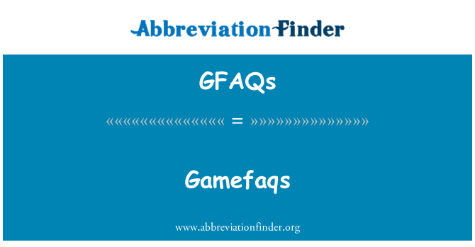 GFAQs: GameFAQs