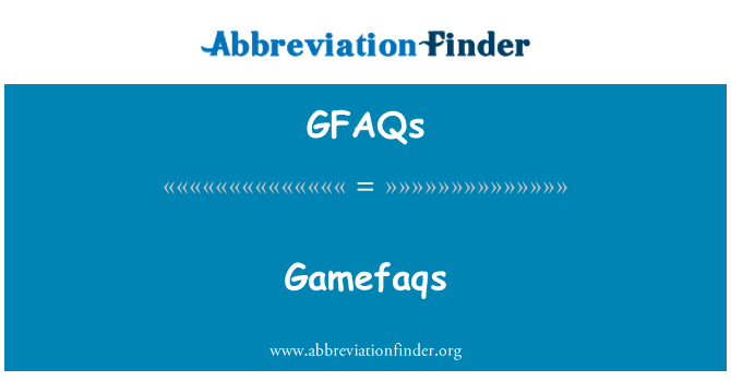 GFAQs: GameFAQs