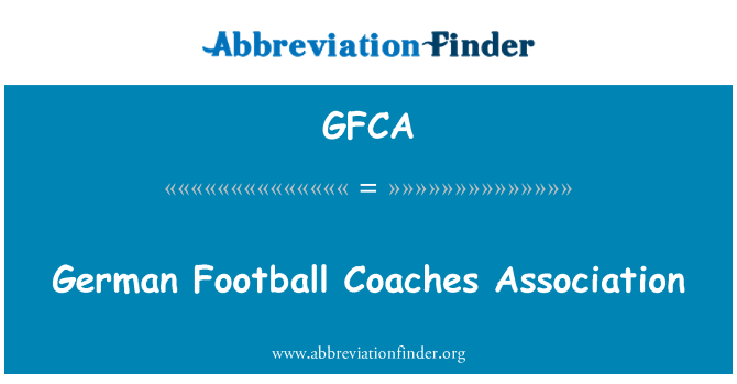 GFCA: Tysk Coaches Association