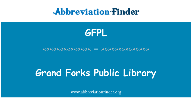 GFPL: Grand Forks publiskā bibliotēka