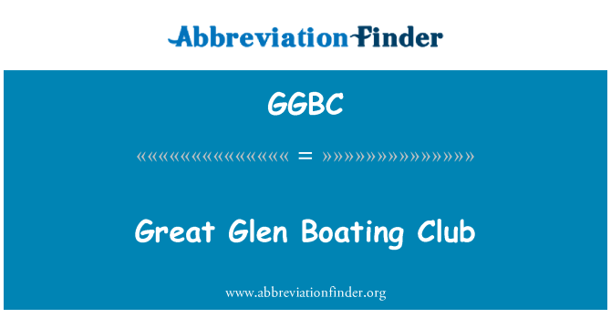 GGBC: Velký Glen vodácký klub