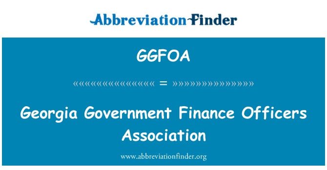 GGFOA: Georgiens Regierung Finanzen Officers Association