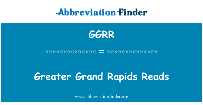 GGRR: Väčšie Grand Rapids číta