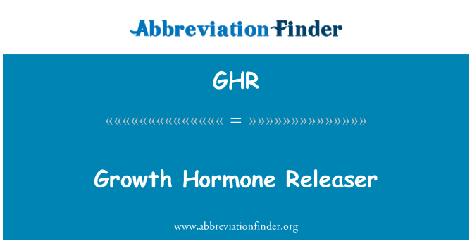 GHR: Гормон росту Releaser