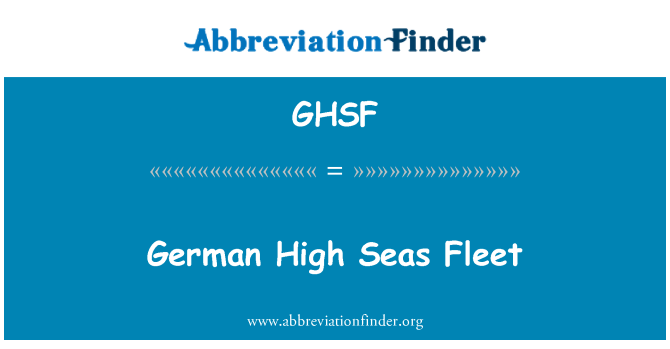 GHSF: Armada Jerman High Seas