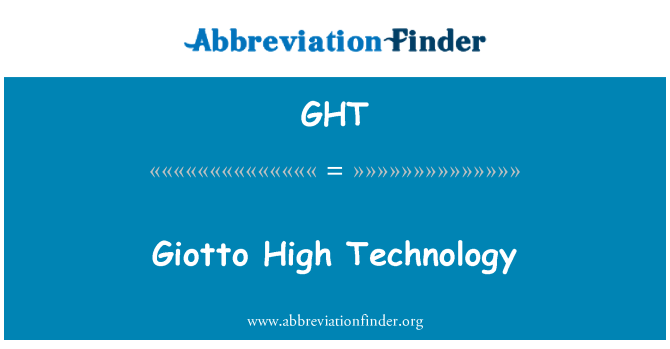 GHT: Giotto gwo teknoloji