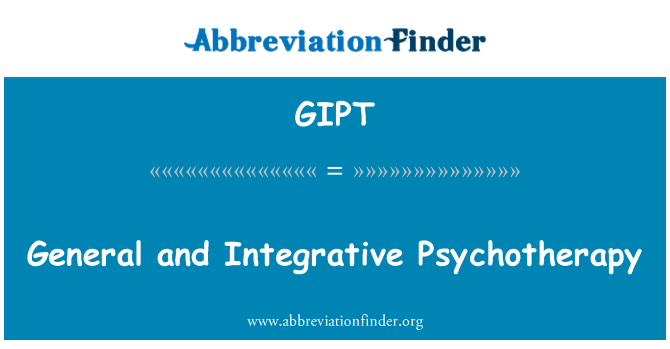 GIPT: Jeneral Et Intégration ikoterapi