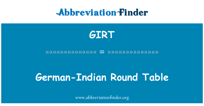 GIRT: German-Indian wonn tab