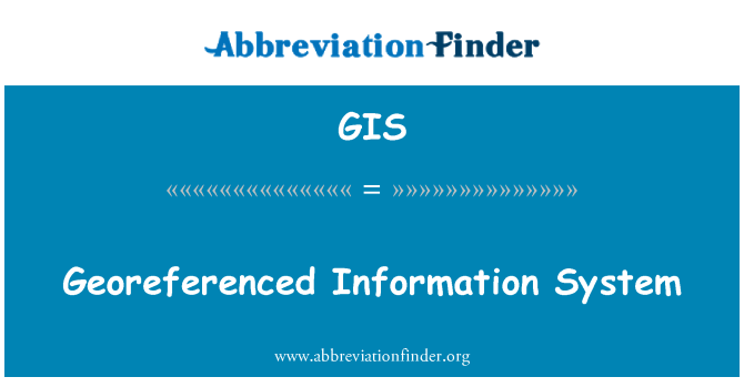 GIS: Sistema de información georeferenciada