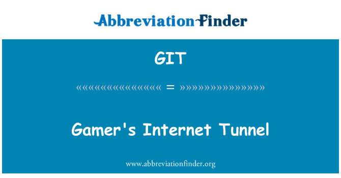 GIT: Gamer's Internet Tunnel