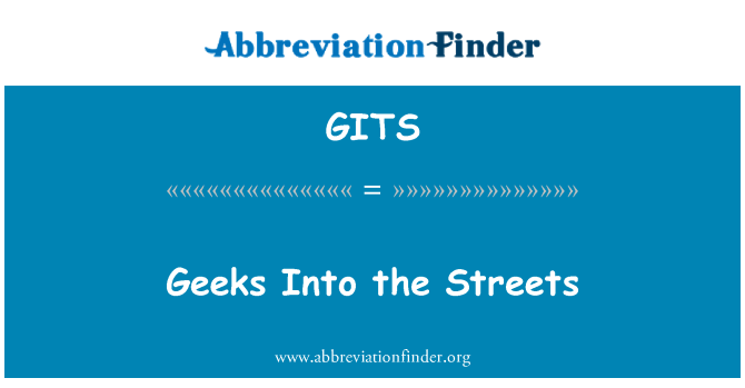 GITS: Geek nelle strade