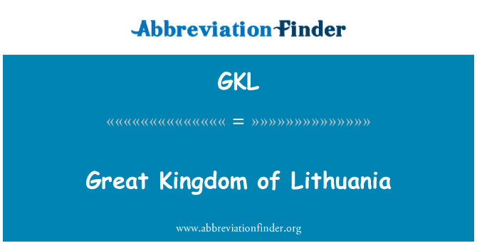 GKL: Syarikat besar Lithuania