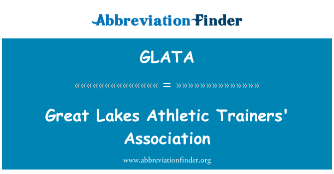 GLATA: Velká jezera Athletic Trainers Association