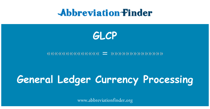 GLCP: Finance měny zpracování