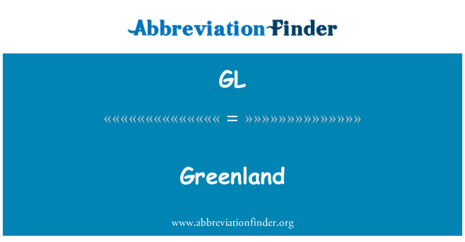 GL: Greenland