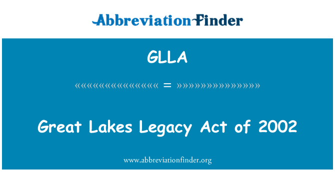 GLLA: Great Lakes eritaj zak 2002