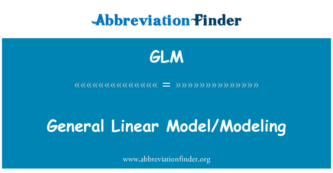 GLM: Model Linear umum/pemodelan