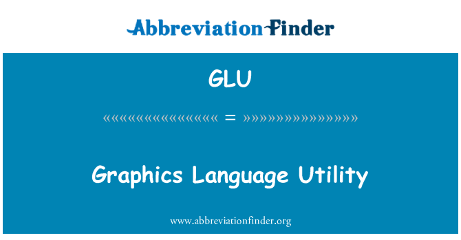 GLU: Grafische taal Utility