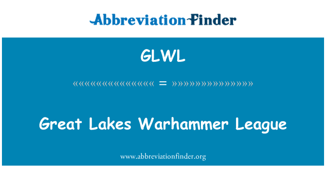 GLWL: Store søer Warhammer League