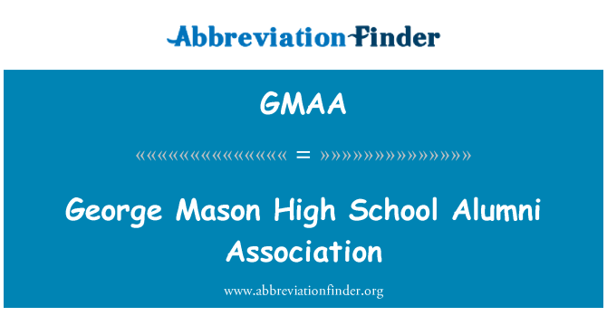 GMAA: George Mason vidusskolu absolventu asociācija