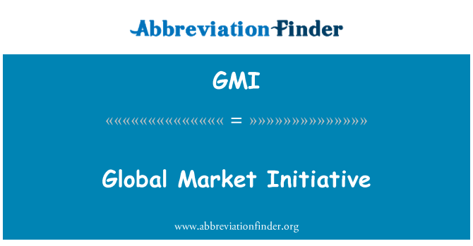 GMI: Mache sou inisyativ