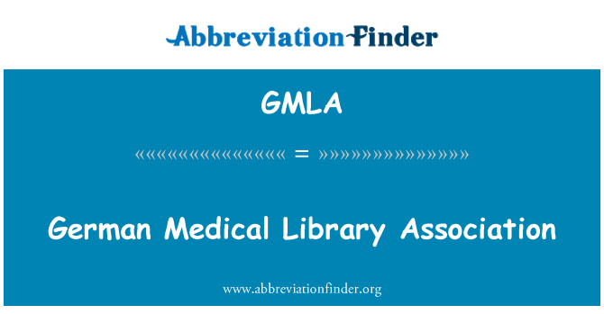 GMLA: Tyske Medical Library Association