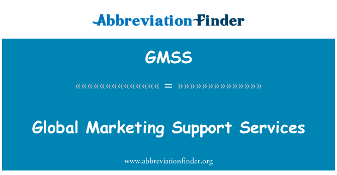 GMSS: Sèvis sipò pou mache mondyal
