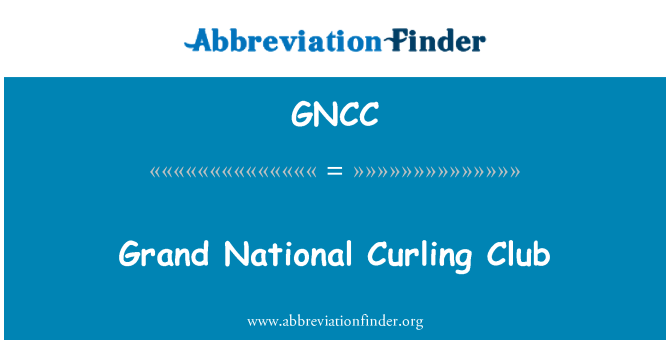 GNCC: Velké národní Curling Club