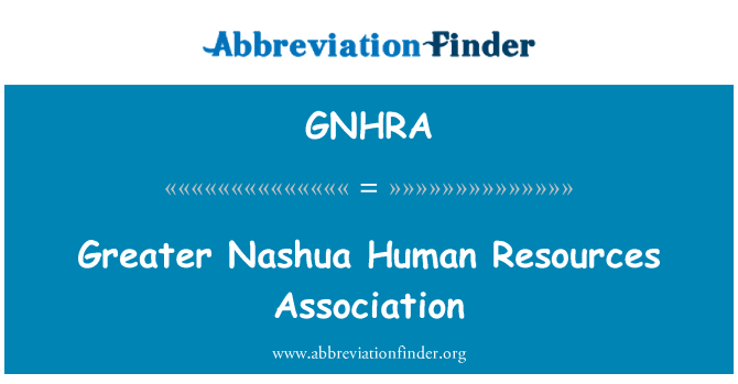 GNHRA: अधिक से अधिक नाशुआ मानव संसाधन एसोसिएशन