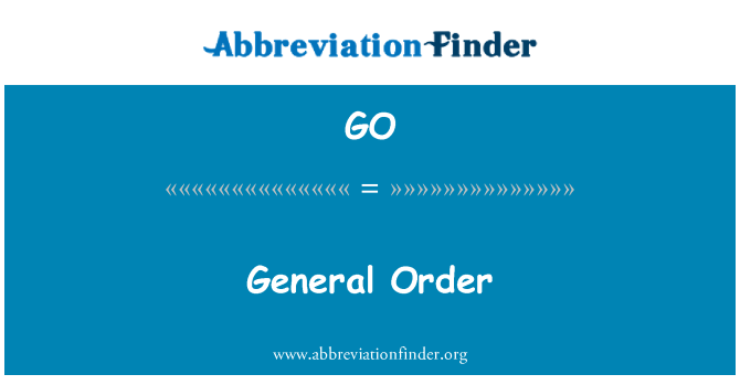 GO: Lòd jeneral