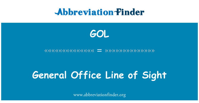 GOL: General Office vaateväljas