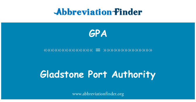 GPA: Otorite pò Gladstone