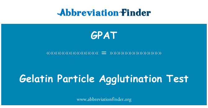 GPAT: اختبار تراص جسيمات الجيلاتين