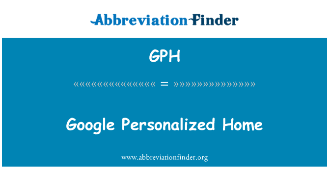 GPH: Google personalizētu mājas