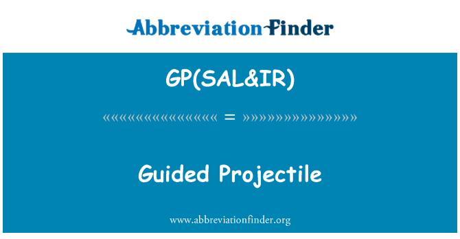 GP(SAL&IR): Guidet prosjektil