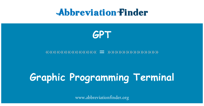 GPT: Grafik Programmation èminal