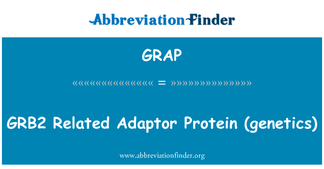GRAP: GRB2 ilgili adaptör Protein (genetik)