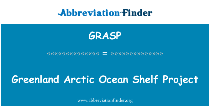 GRASP: Du Oseyan Arctic etajè pwojè
