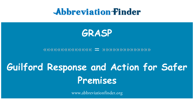 GRASP: Guilforde reakce a akce pro bezpečnější prostor