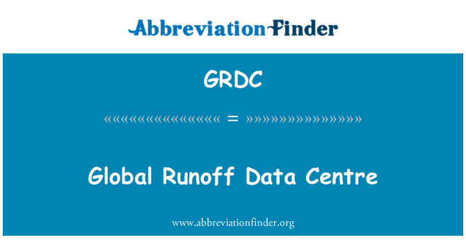 GRDC: Global Runoff Data Centre