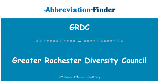 GRDC: Greater Rochester Diversity Council