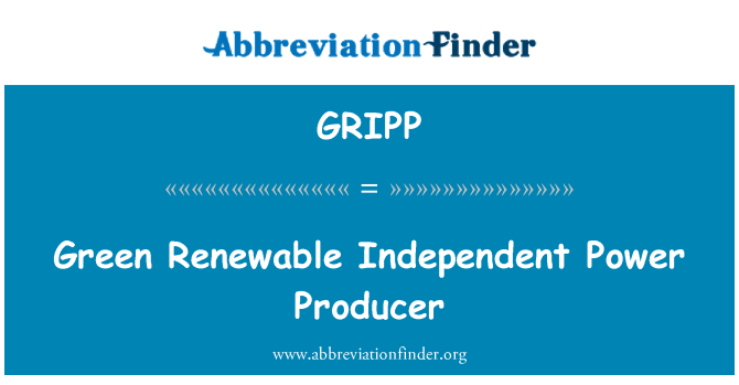 GRIPP: قابل تجدید سبز جوہری طاقتوں کے پروڈیوسر