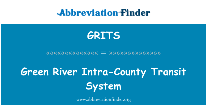 GRITS: Green River sisäistä County passitusjärjestelmään