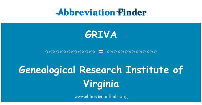 GRIVA: Genealogi Penelitian Institut Virginia